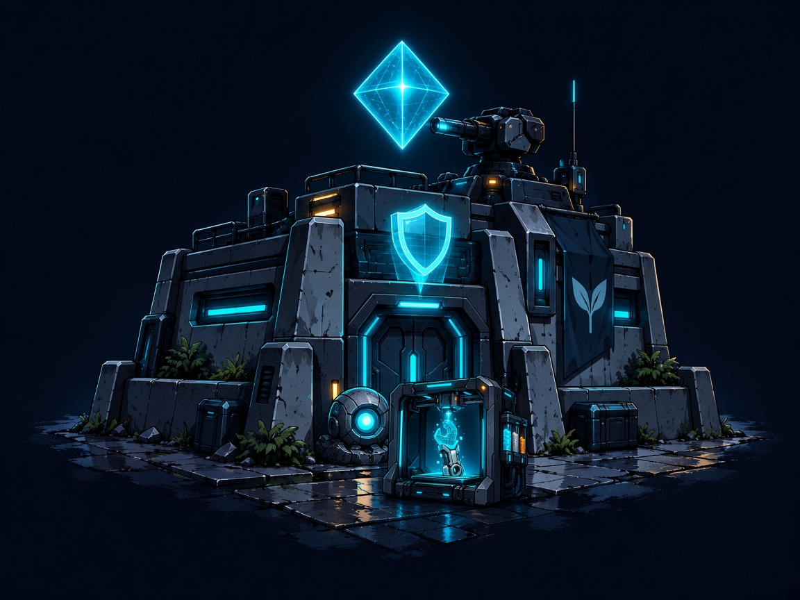 Fortified home, 4D printer, and a waking familiar on a navy void
